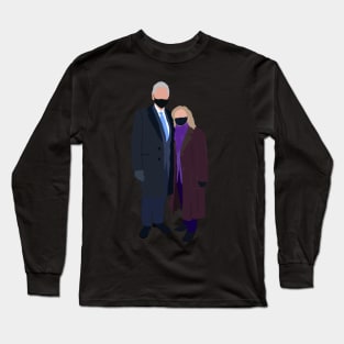 Bill + Hillary Clinton Long Sleeve T-Shirt